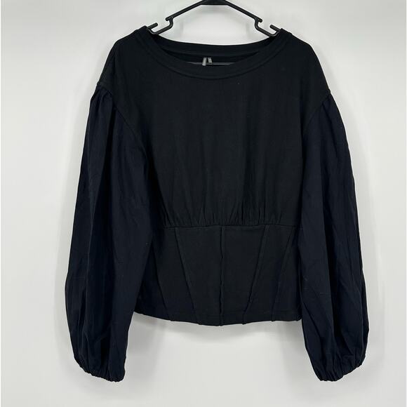 Anthropologie Balloon-Sleeve Corset Top - Picture 5 of 10